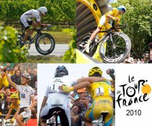 Puzzle Το 2010 Tour de France: Contador Alberto και Andy Schleck